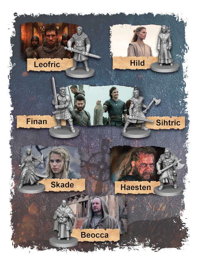 The Last Kingdom Board Game Heroes - Gamelyn Games