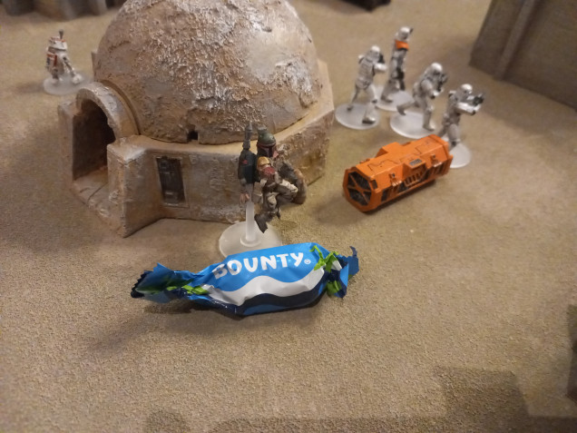 Fett claims his bounty.