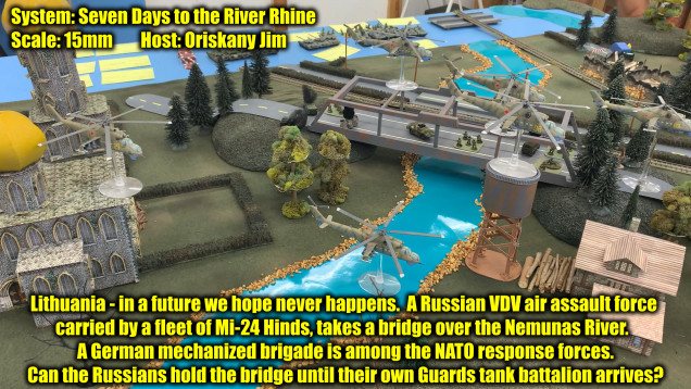 Recent game of Seven Days to the River Rhine (German Mech Brigade elements vs. Guards Tank Brigade spearhead and VDV Air Assault