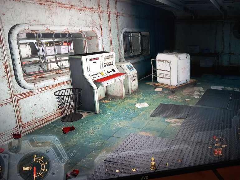 Today I had a walk around every vault in fallout 4 to look at what I should aim for.  Im workingvto a biard just over 2 foot square with the exit being the goal. This room sits near the entrance so I'll work on this and a security booth next.