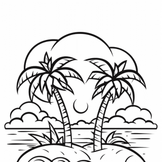 Enjoy Summer Fun with Printable Summer Coloring Pages | GBcoloring