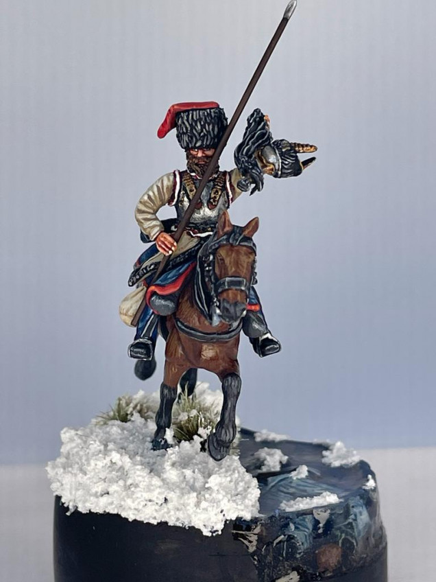 Completed Cossack 1812 Vignette.