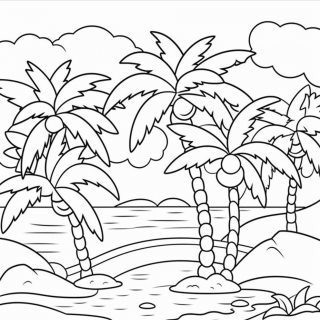 Enjoy Summer Fun with Printable Summer Coloring Pages | GBcoloring