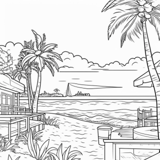 Enjoy Summer Fun with Printable Summer Coloring Pages - ColoringKiz