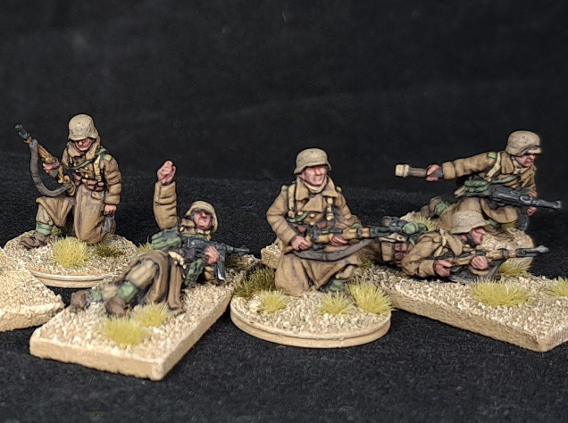 DAK Rifle Squad in greatcoats