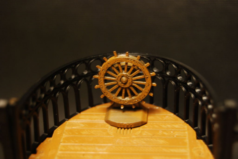 As i am waiting for a 16 hour print to finish, i created the steering wheel for my air ship.