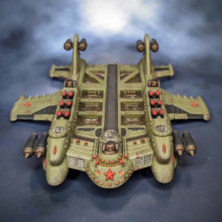 The Alexeyev class Ekranoplan... So large it can carry smaller skimmers into battle!