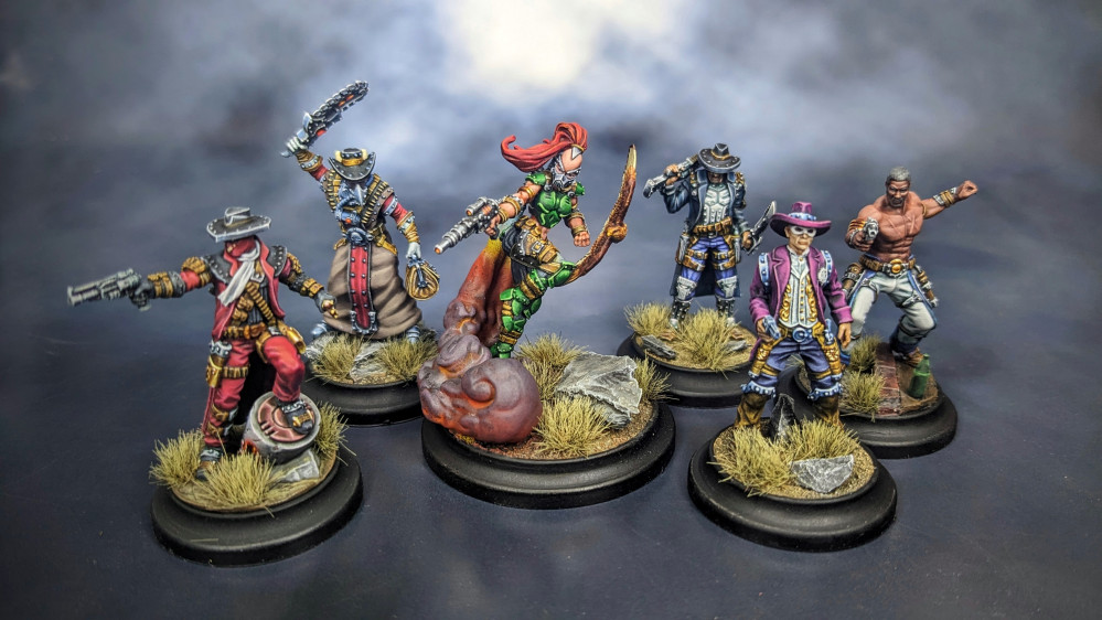 Spring cleaning: finishing off the Dead or Alive posse for Wild West Exodus.
