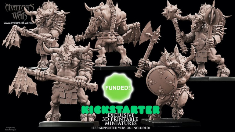The Beastman Minotaur Lord By Avatars Of War