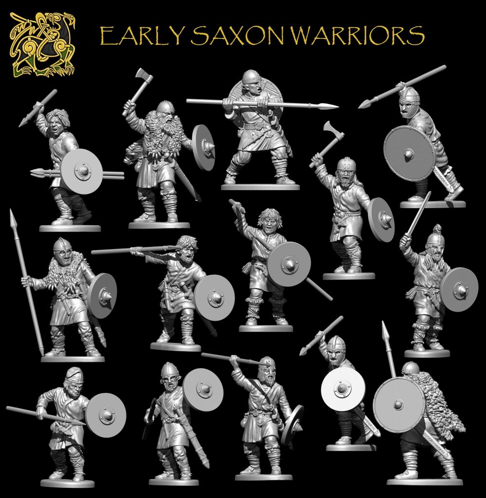 Victrix Working On New Mm Dark Age Early Saxon Warriors Ontabletop