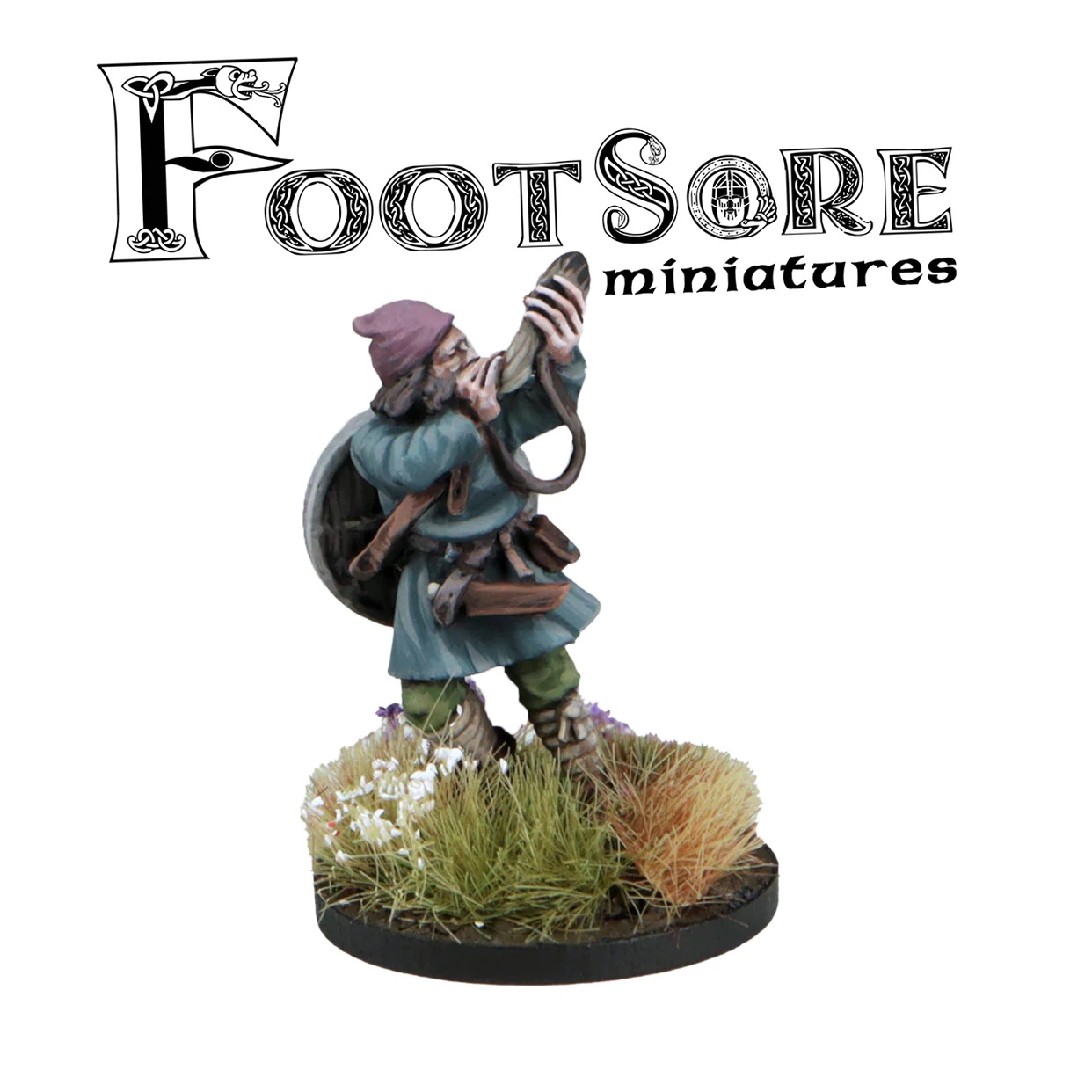Late Saxon Fyrd Musician - Footsore Miniatures & Games