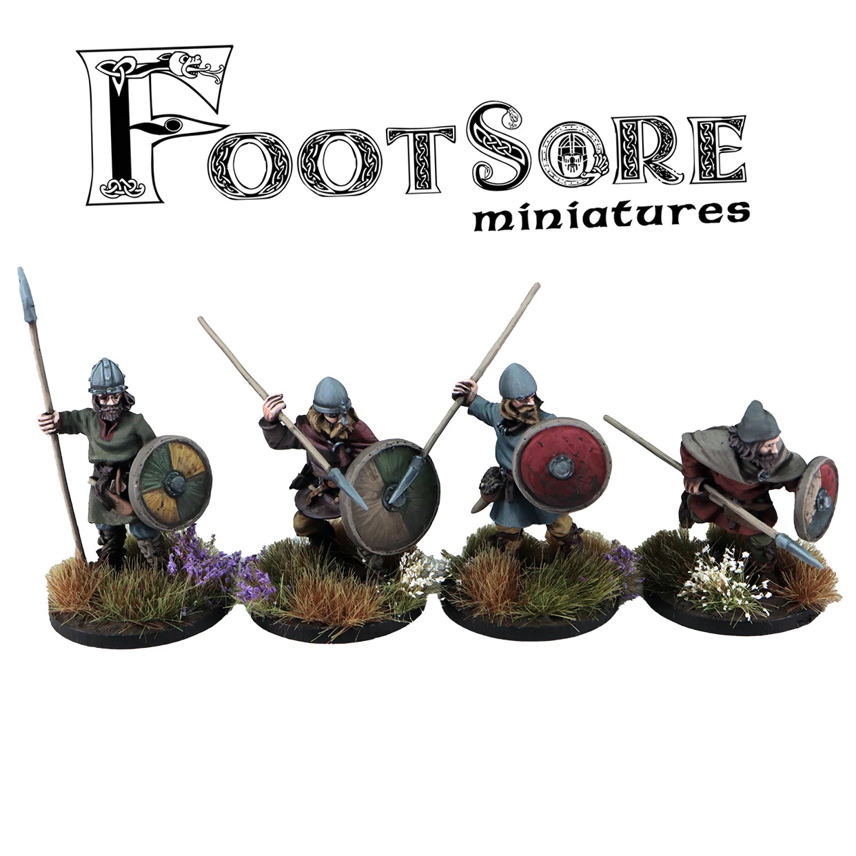 Late Saxon Fyrd With Spears - Footsore Miniatures & Games