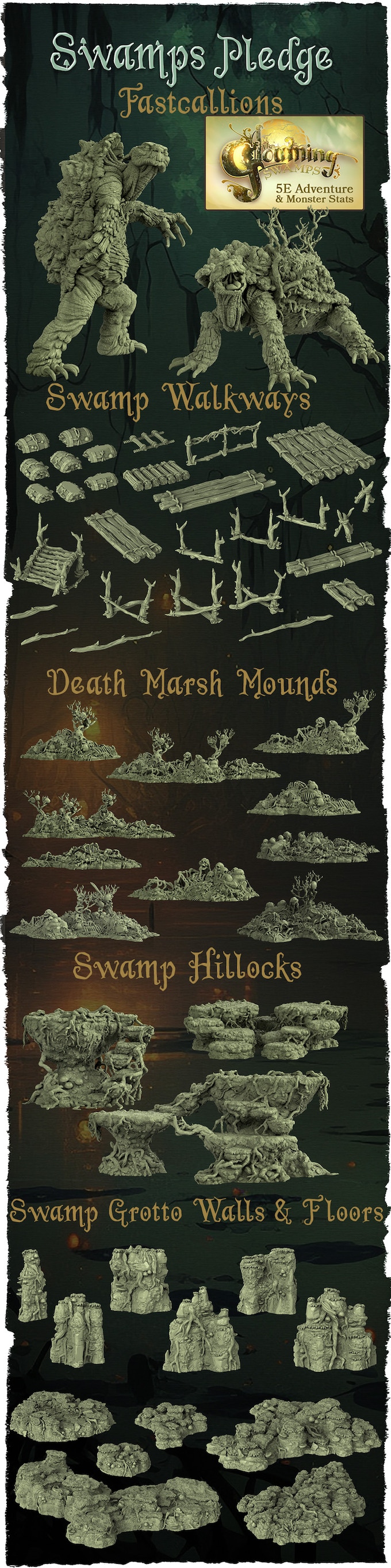 Swamps Pledge - Printable Scenery