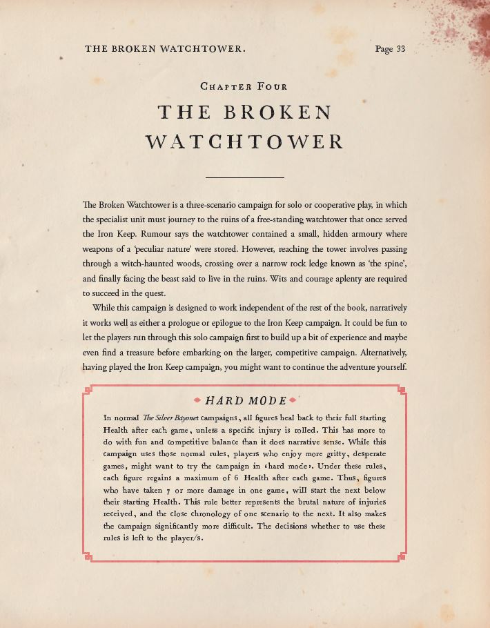 The Broken Watchtower - The Silver Bayonet