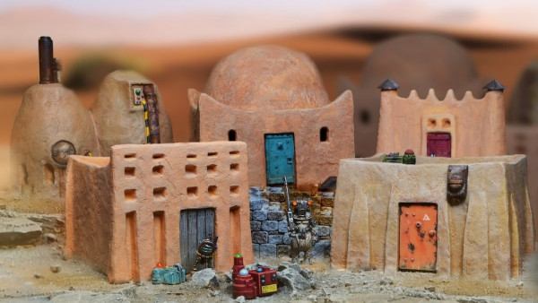 Check Out Fogou Models’ New Mud Brick Houses On Kickstarter