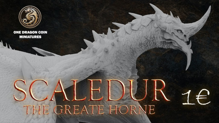 Scaledur, The Greate Horne Dragon - STL For 3D Printing