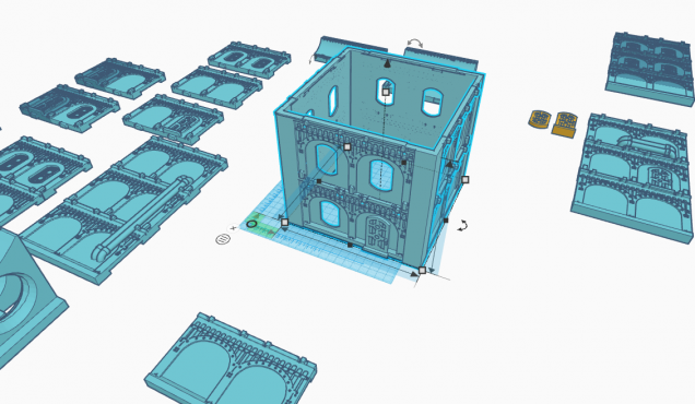 Two story test building (a 36 hour print)