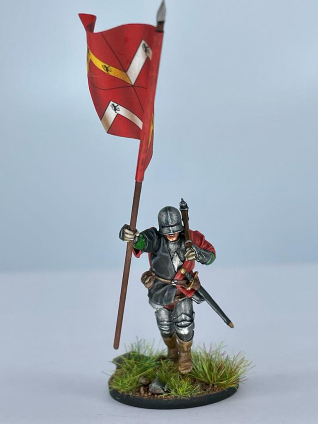 RaggedStaffMinis Wars of the Roses Banner Bearer