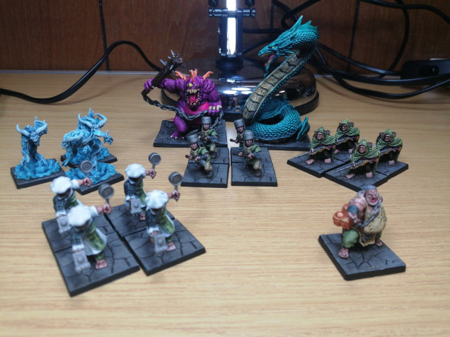 A selection of miniatures I entered the club comp with