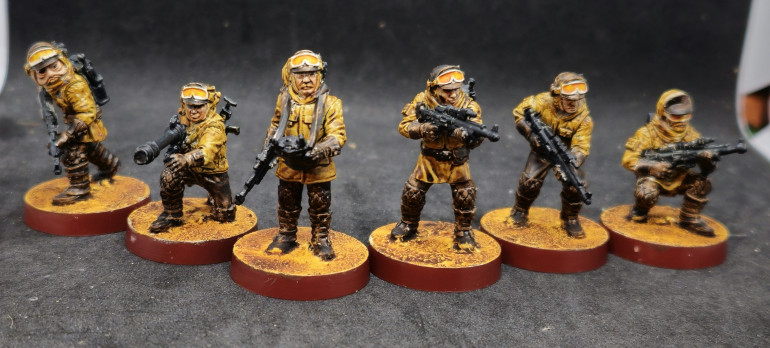 Veteran rebel troopers