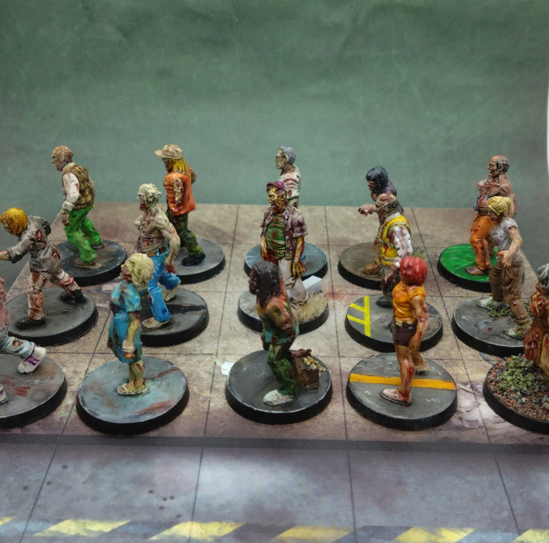 These are version 1, not the 2.0 version that have just been released. The bag of minis are now painted in fairly quick order and I am happy with the results.
