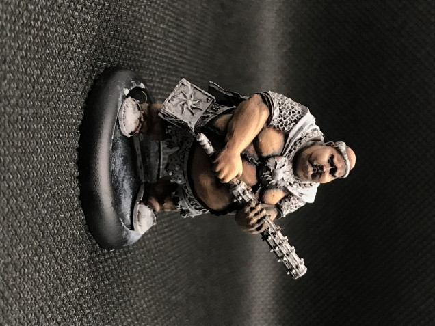 I have started with the friar model as he has lots of flesh that i was a bit wortied about painting but im pleased with the results so far