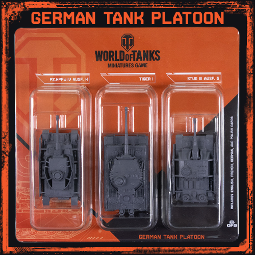 German Tank Platoon - World Of Tanks Miniatures Game