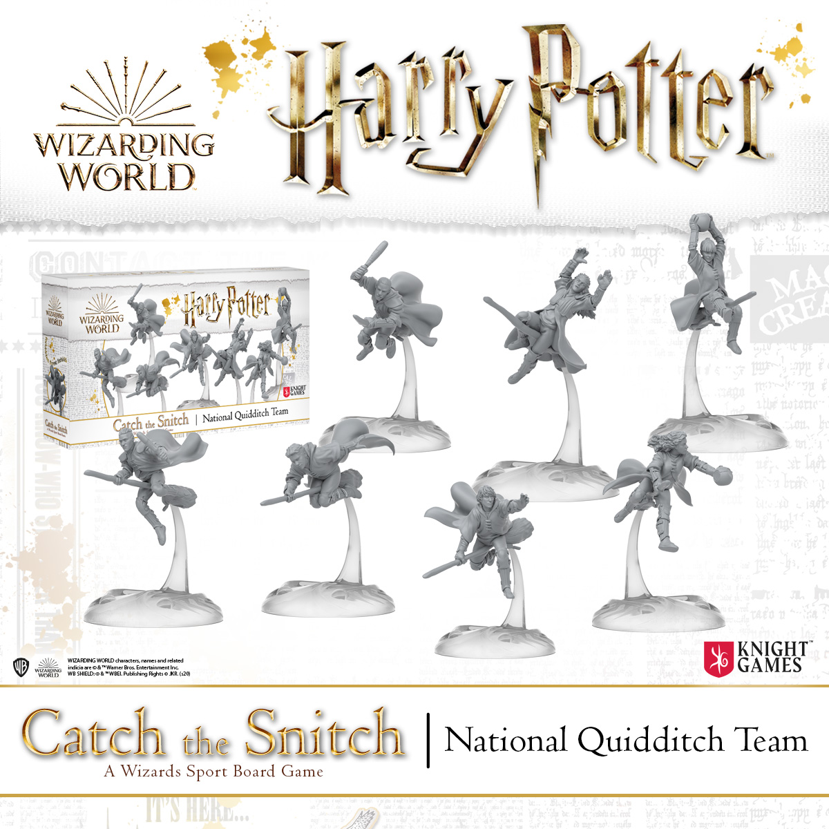 Harry Potter: Catch the Snitch brings quidditch to the tabletop as a  miniatures game