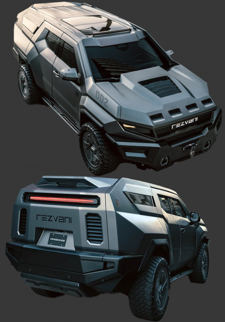 The Rezvani Vengeance - if you want a car for a post-apocalyptic world, its this one you want!