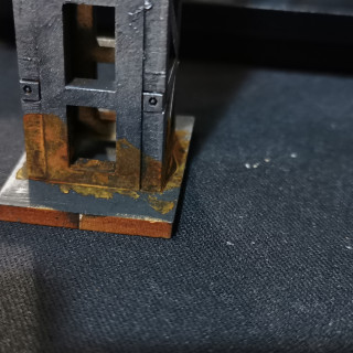 Two very rusty terrain pieces