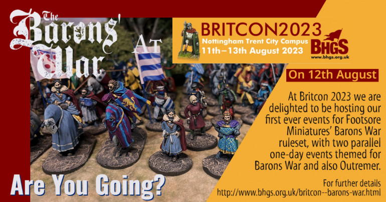 Barons' War at Britcon, 12th August
