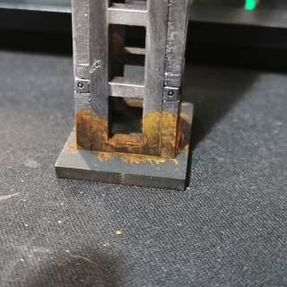 Two very rusty terrain pieces