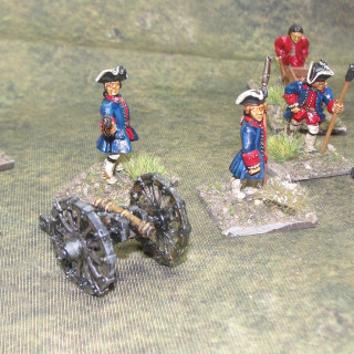 Native Americans and French Artillery
