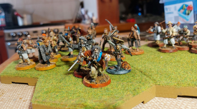 1st miles stone initial Pirate force done