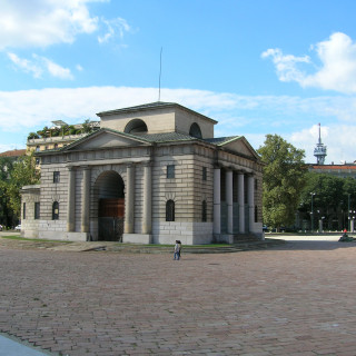 Arco della Pace and surrounding buildings, Milan