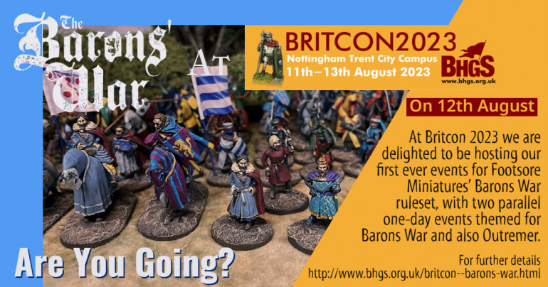 Barons' War Tourney at Britcon, 12th August