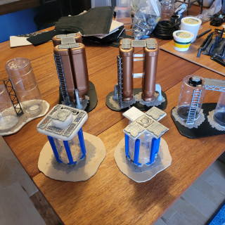 Old school scratch built industrial terrain