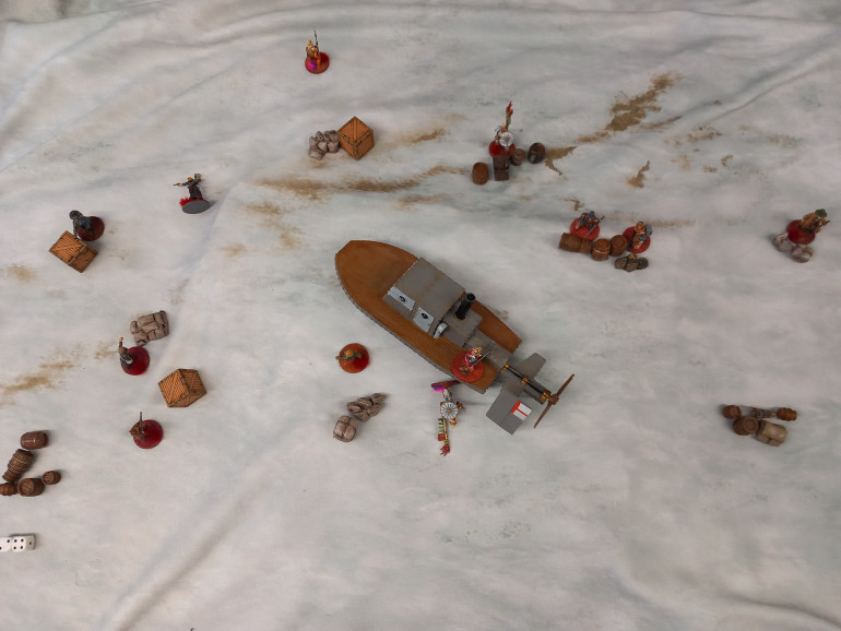 The cover used by both sides disrupts shots