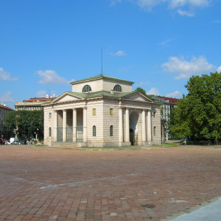 Arco della Pace and surrounding buildings, Milan