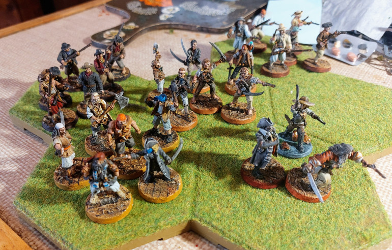 1st miles stone initial Pirate force done