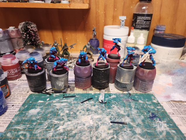 The next batch of Shasvastii minis started.