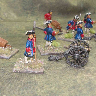 Native Americans and French Artillery