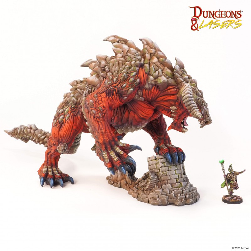Tarrasque Scale Comparison - Dungeons & Lasers