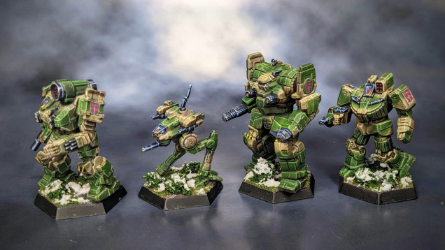 4 more Mercenaries done. This completes the A Game of Armoured Combat box.