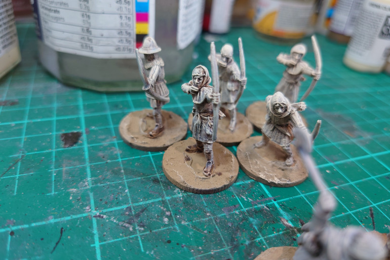 Example of the prepared and primed archers