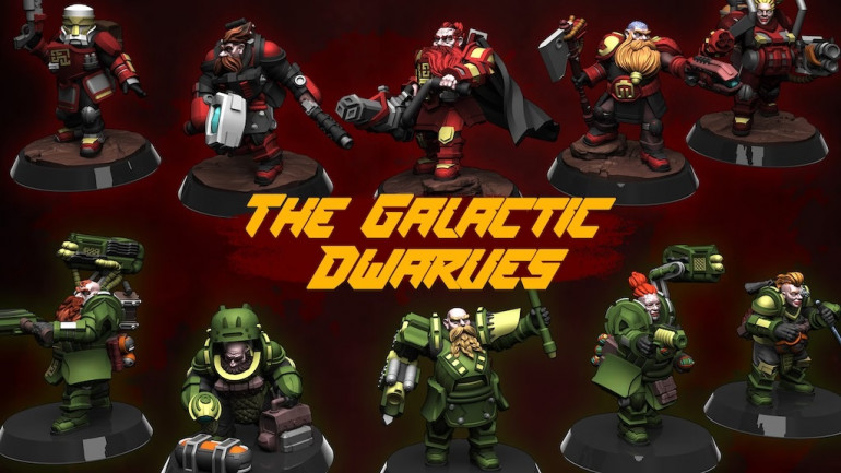 Galactic Dwarves Vol 1: Pre-Supported STL!