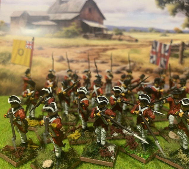 The Britsh Redcoat - first infantry regiment ready 