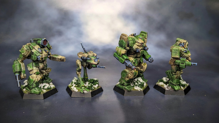 4 more Mercenaries done. This completes the A Game of Armoured Combat box.