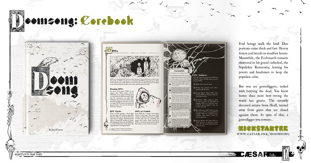 Doomsong Corebook - Caesar Ink