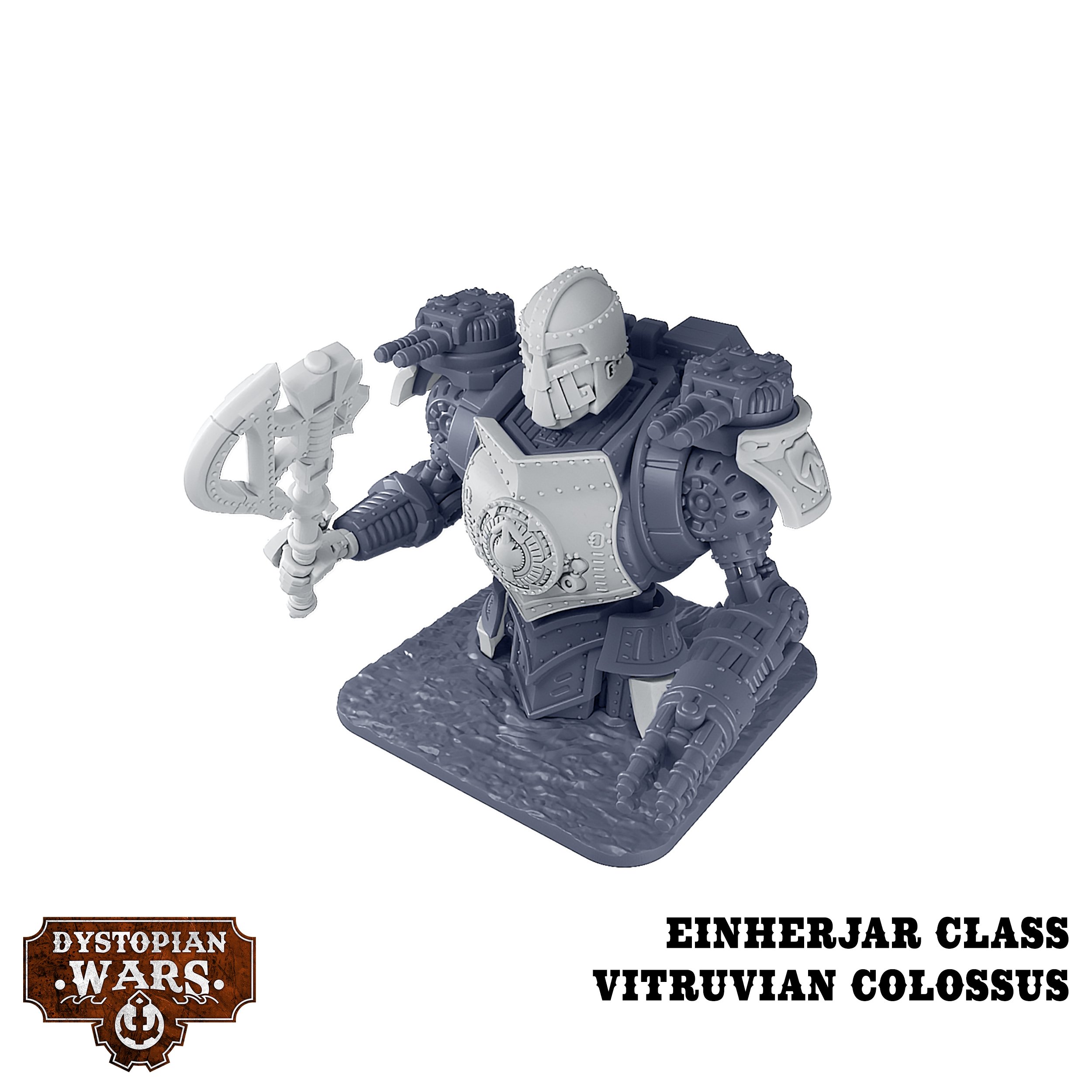 Einherjar Class Vitruvian Colossus - Dystopian Wars